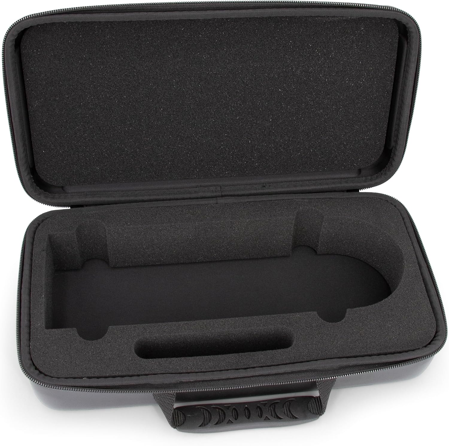 CASEMATIX Carry Case Compatible with Audio Technica Turntable AT-SB727 Sound Burger Record Player, Impact Resistant Exterior with Padded Foam Interior Designed to Hold Portable Turntable in Place