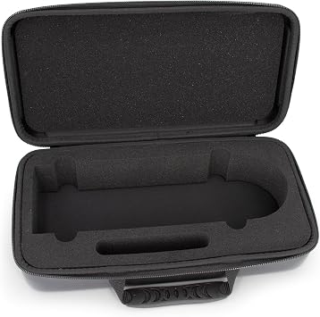 CASEMATIX Carry Case Compatible with Audio Technica Turntable AT-SB727 Sound Burger Record Player, Impact Resistant Exterior with Padded Foam Interior Designed to Hold Portable Turntable in Place