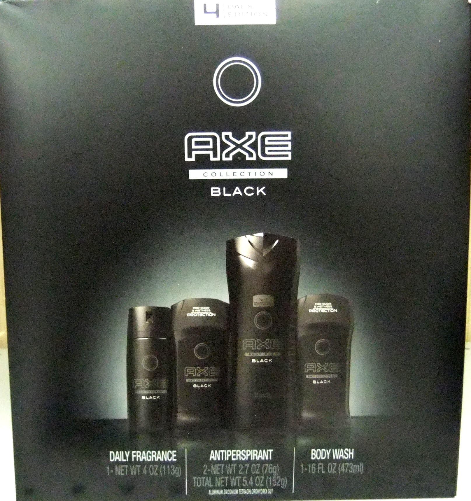 Axe Black 4 Piece Holiday Box Set