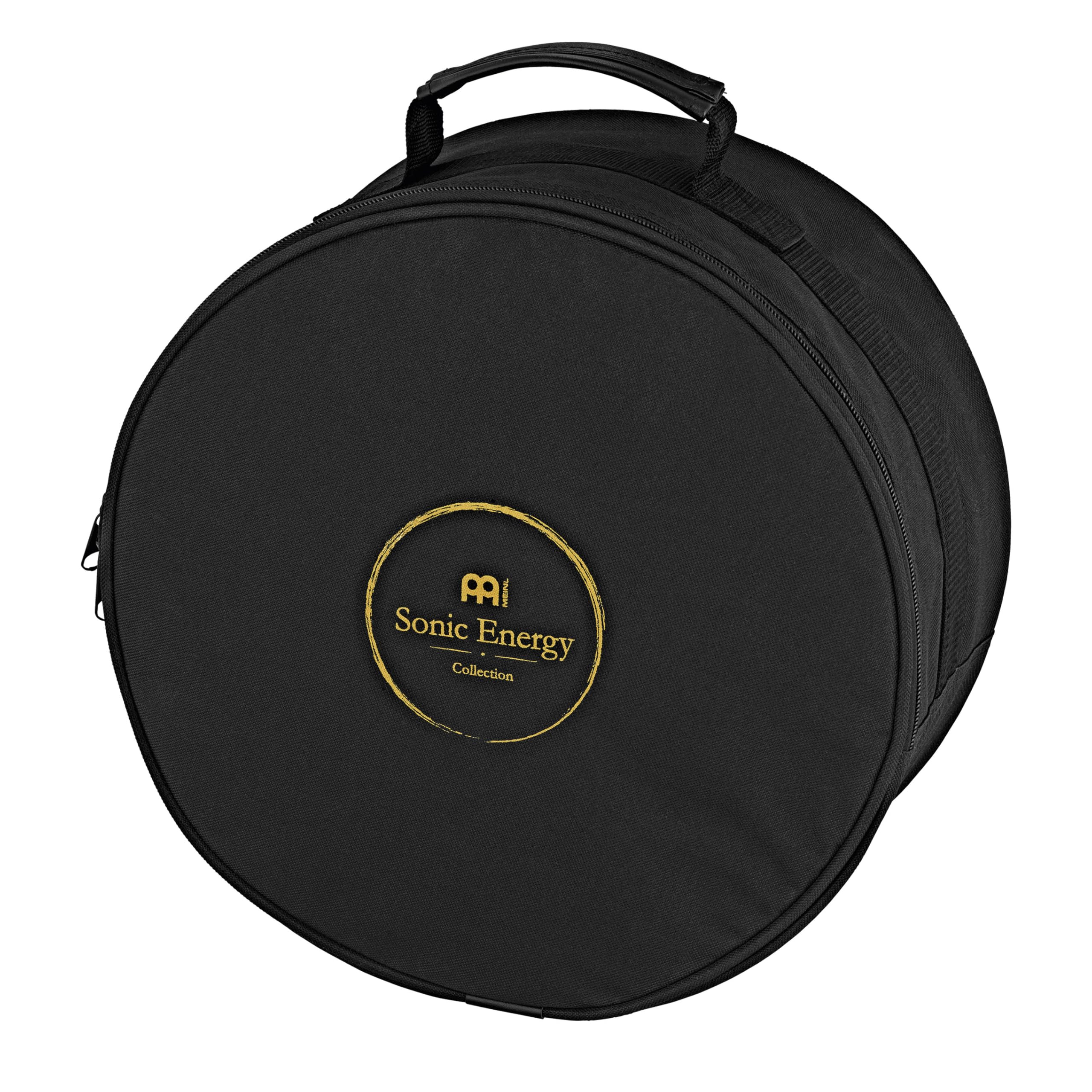 Sonic Energy Steel Tongue Drum – instrument sonore 12 pouces en Sol majeur – pour la méditation, le yoga, la percussion - acier revêtement noir - mailloches et sac inclus (STD3BK)