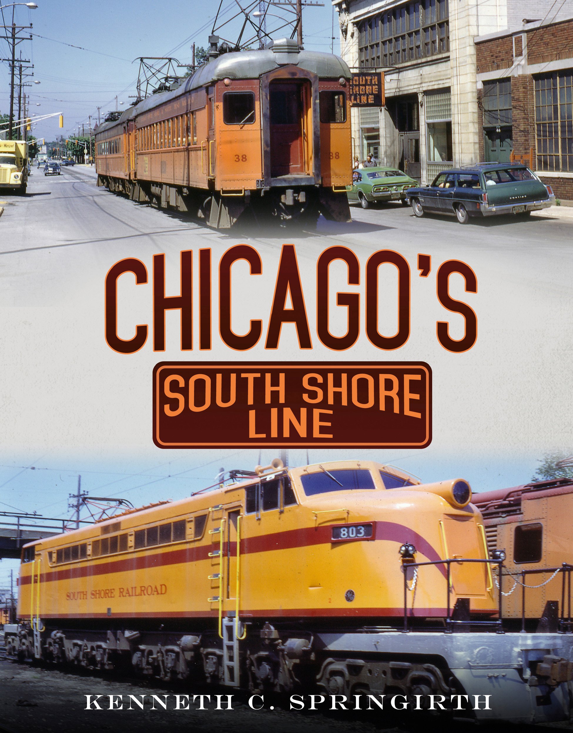 Chicago's South Shore Line affiche vintage train américain et affiche voyage Illinois
