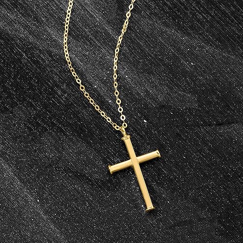 Miniatura 4 de Ross-Simons Italian 14kt Yellow Gold Cross Necklace