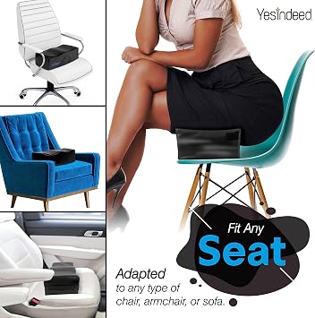 The Original Brazilian Butt Lift Pillow Dr. Approved for Post Surgery Recovery Seat BBL Foam Pillow + Cover Bag Firm Support Cushion Butt Support Technology...