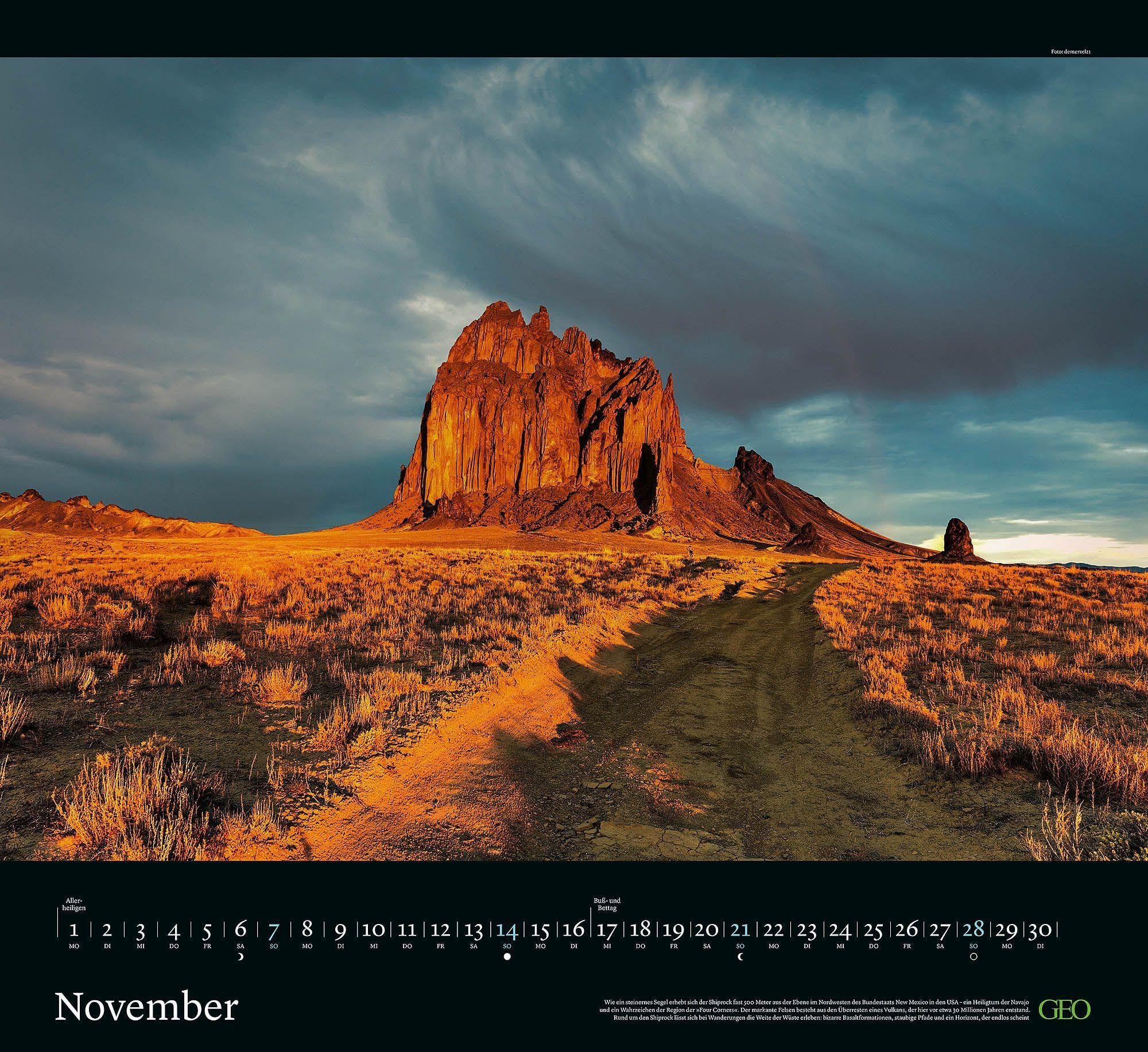 GEO Klassiker: Traumpfade 2027: Wandkalender 66x55 cm mit 12 Naturfotografien, deutschem Kalendarium und Spiralbindung | Wandkalender 66x55 cm mit 12 Naturfotografien, deutschem Kalendarium und Spiralbindung