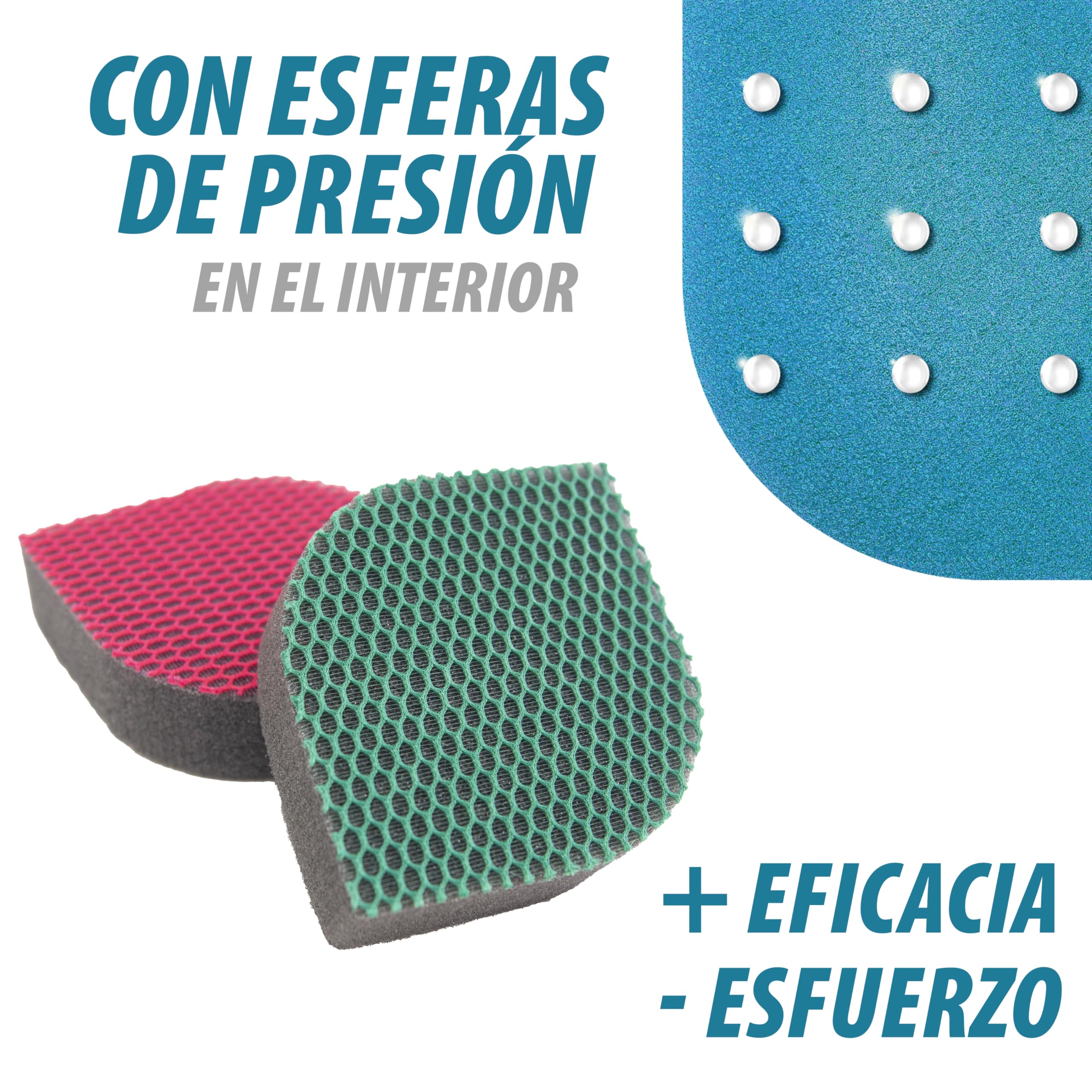 MAYA Confezione da 6 spugne per WC EVO + 6 spugne EVO per stoviglie. Pulisce senza graffi. Adatto a tutte le superfici senza lasciare bolle. Lavabile in lavatrice. Dimensioni 12 x 8,5 x 2,5 cm