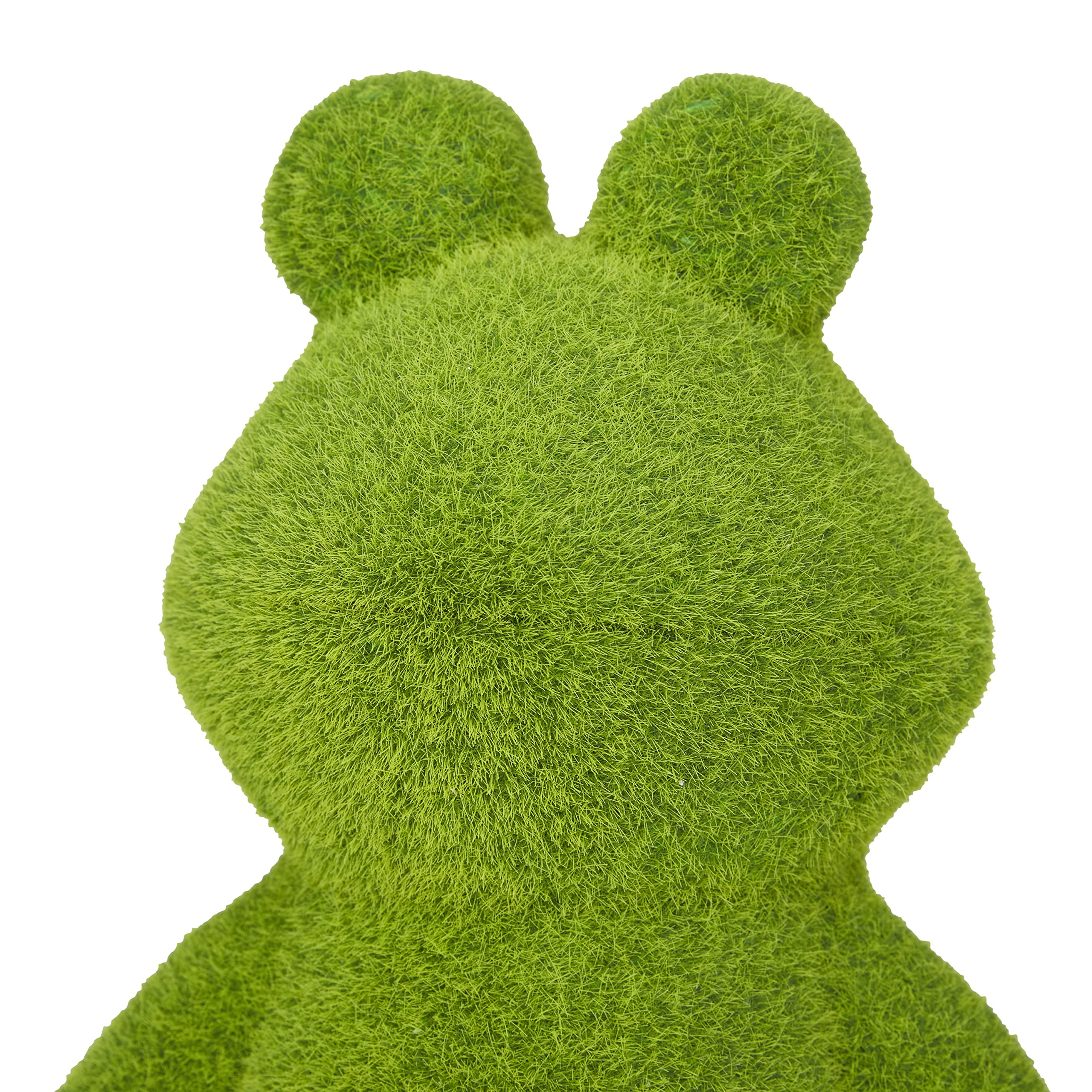 Deco 79 Garten-Frosch Skulptur – Aus Fiberglas, 30,5 Cm | Wasserdicht, Für Terrasse, Garten, Als Deko