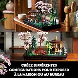 LEGO 10315 Icons Tranquil Garden, Botanical Zen Garden Kit for Adults with Lotus Flowers, Customisable Desk Decoration, Inspired by Japanese Traditions, Mindful Gardening Gift for Women, Men - 6