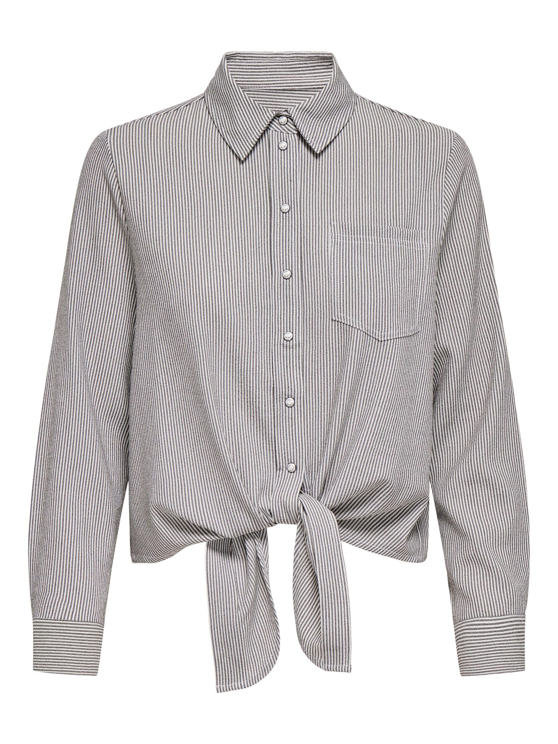 ONLY Womens Onllecey LS Knot Shirt Noos WVN, Pine Grove, M UK