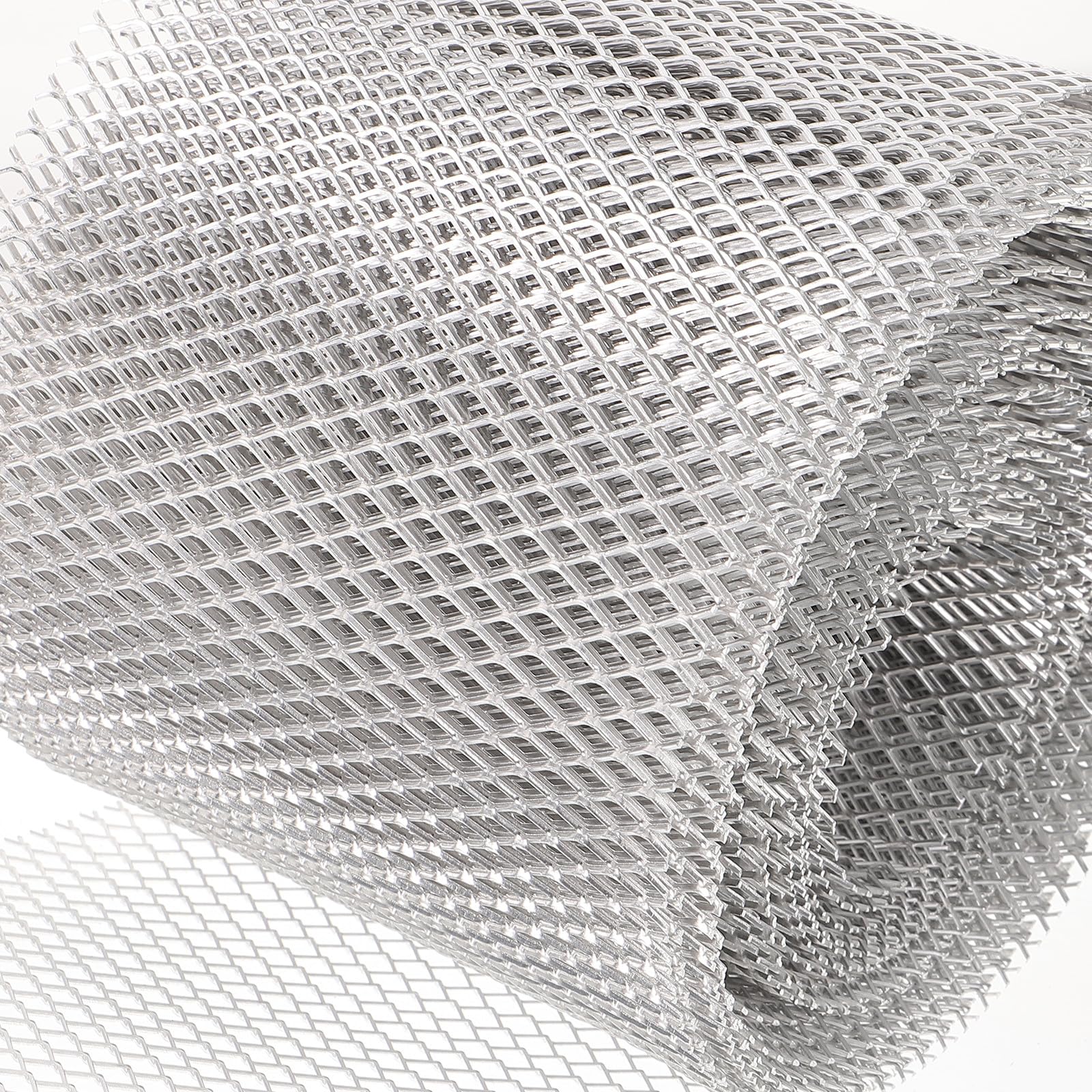 INOOMP Grille Protection Caniveau en Alliage Aluminium 24 Pouces Anti-Feuilles Solide pour Système de Drainage Installation Facile pour Maison et Jardin