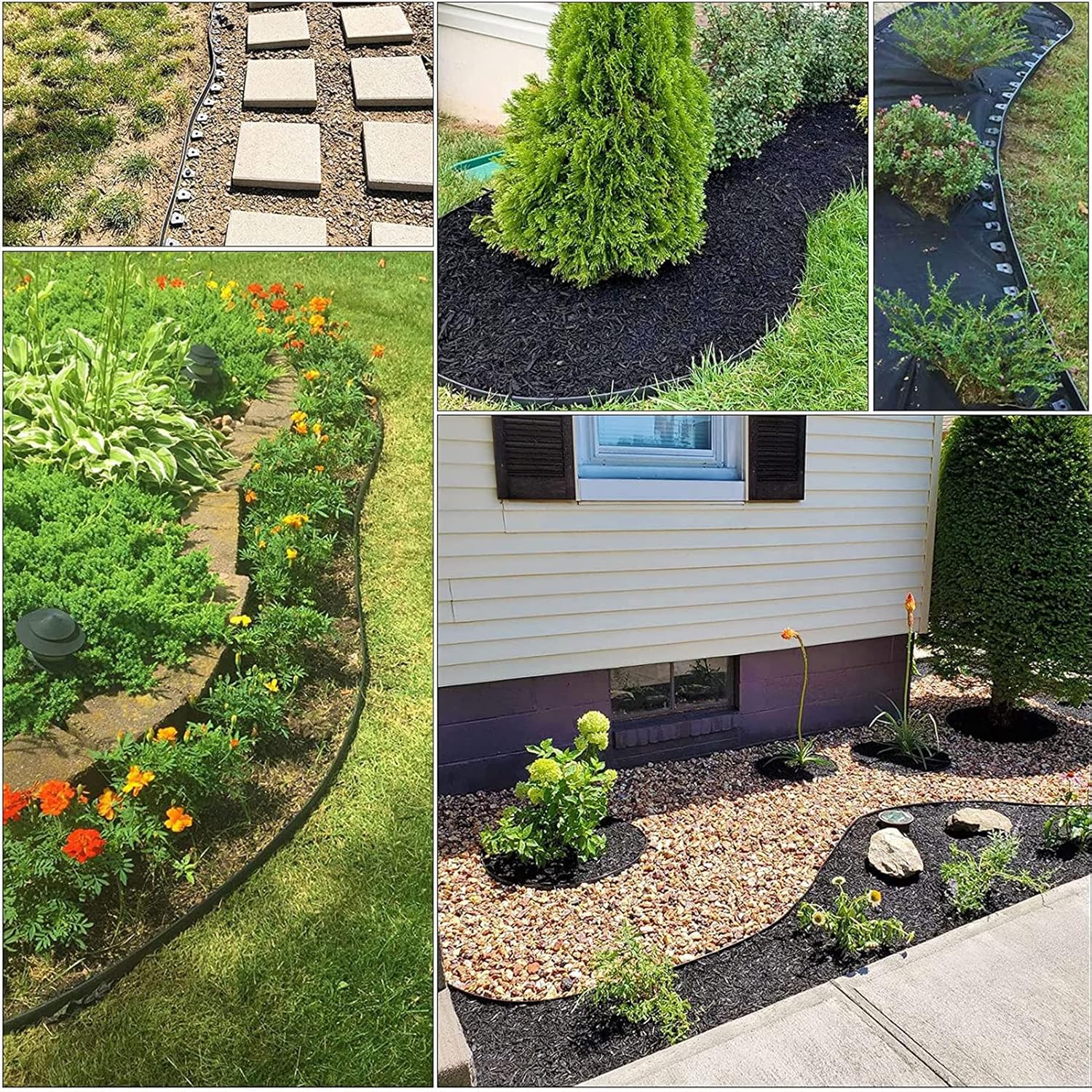 12" Heavy Duty Spiral Landscape Spikes - Solid Galvanized Metal Garden Stakes for Fixing Paver Edging, Weed Barriers, Artificial Lawn, Tent, Garden Plants and More (50 Pack)