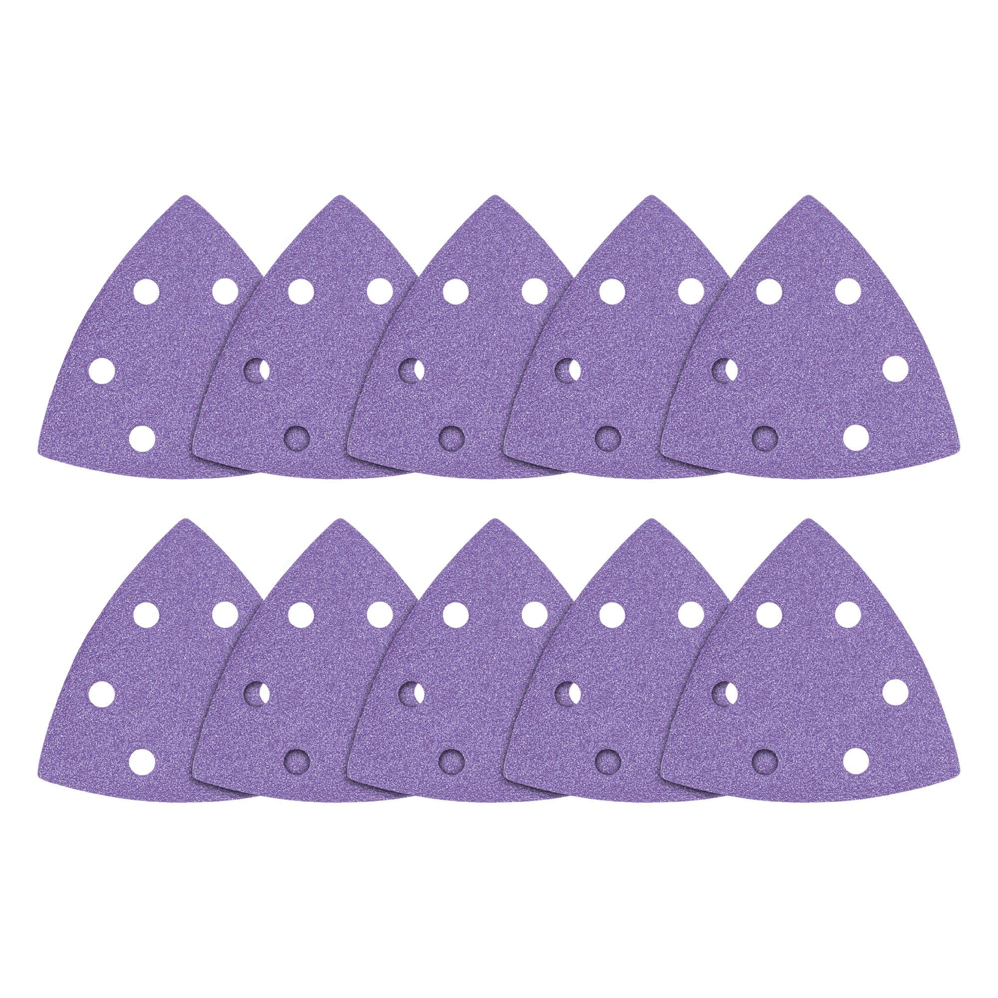 25 Fogli Abrasivi Delta Grana 80 Per Levigatrici - Legno, Vernice, Metallo - Foto 3