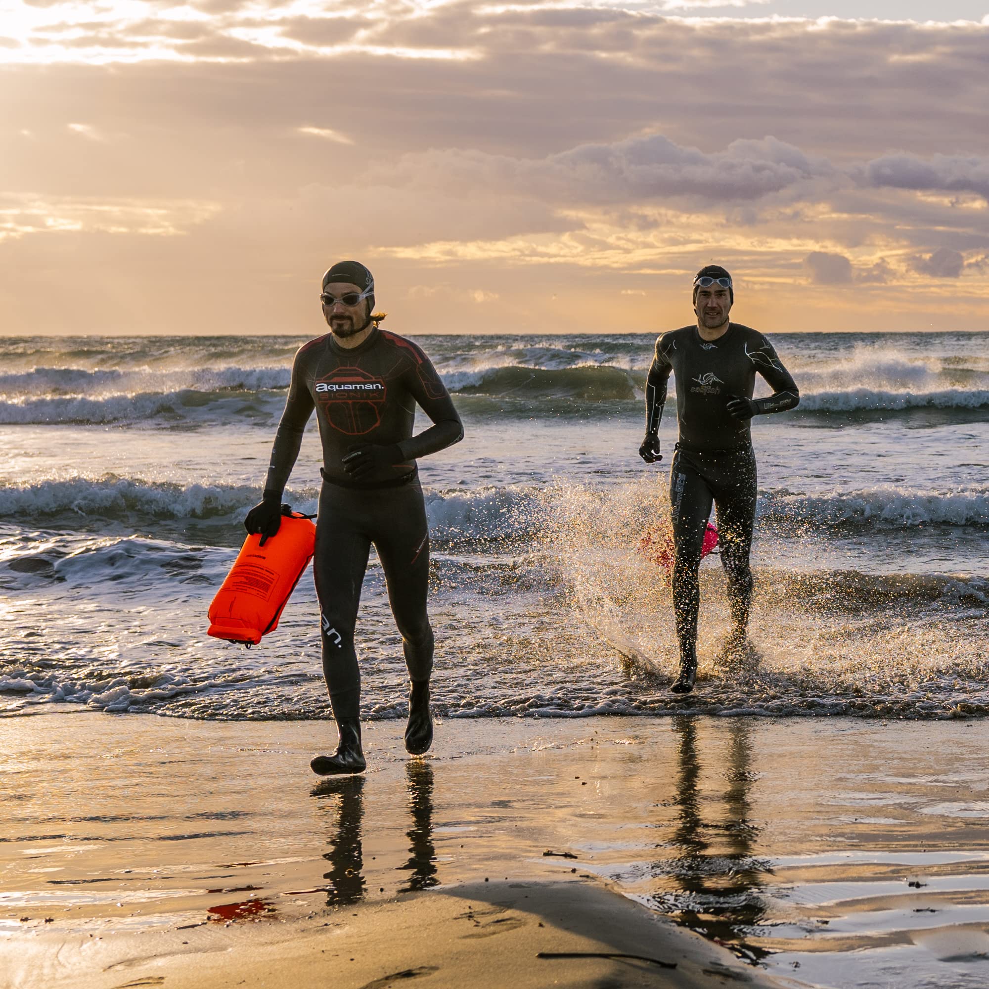 Cuffia in Neoprene da 2 mm per Il Nuoto in acque libere. Copricapo in Neoprene Isolante dal Freddo con Chiusura Facile, per Immersioni, Immersioni subacquee, Surf e lavori Acquatici.