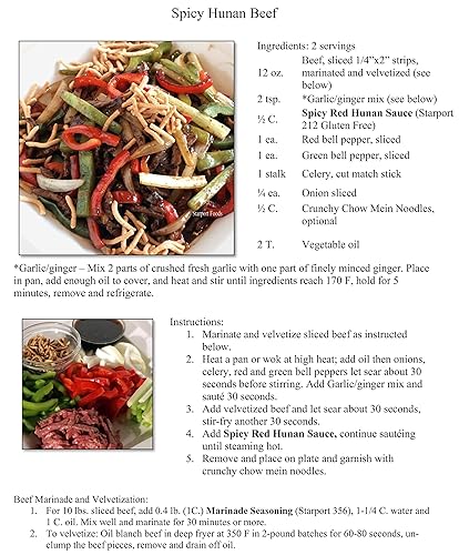 Miniatura 7 de Starport Foods Salsa roja picante Hunan - Sin gluten, vegetariana, 1 galón, peso neto, 8.9 libras, (142 onzas)