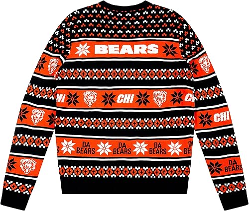 FOCO Herren NFL Team Big Logo Ugly Sweater