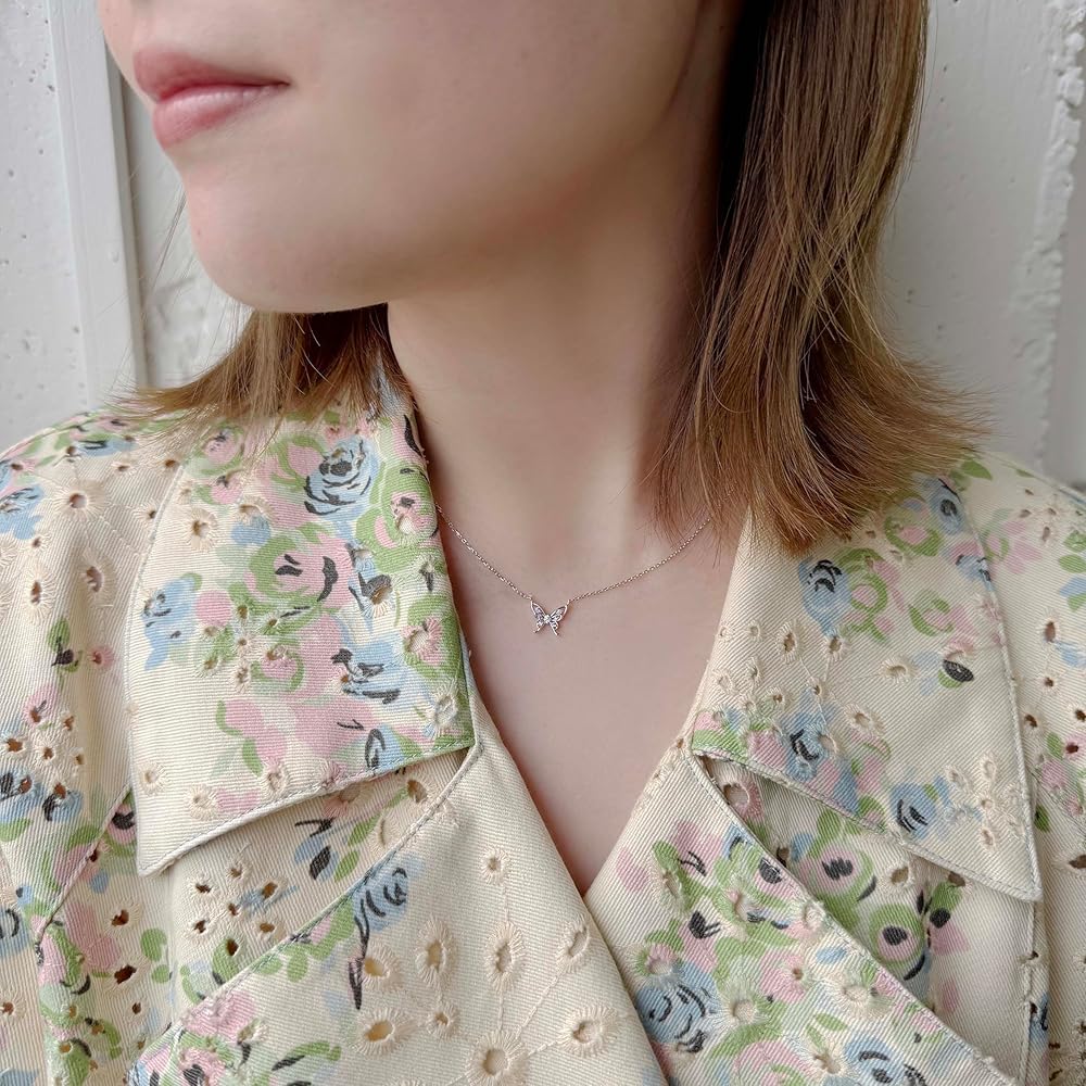 ANNA SUIアナスイ グリーン 蝶 ブローチ ネックレス ローズ　パピヨン ANNA SUIアナスイ グリーン 蝶 ブローチ ネックレス ローズ パピヨン