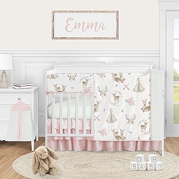 boho woodland nursery bedding