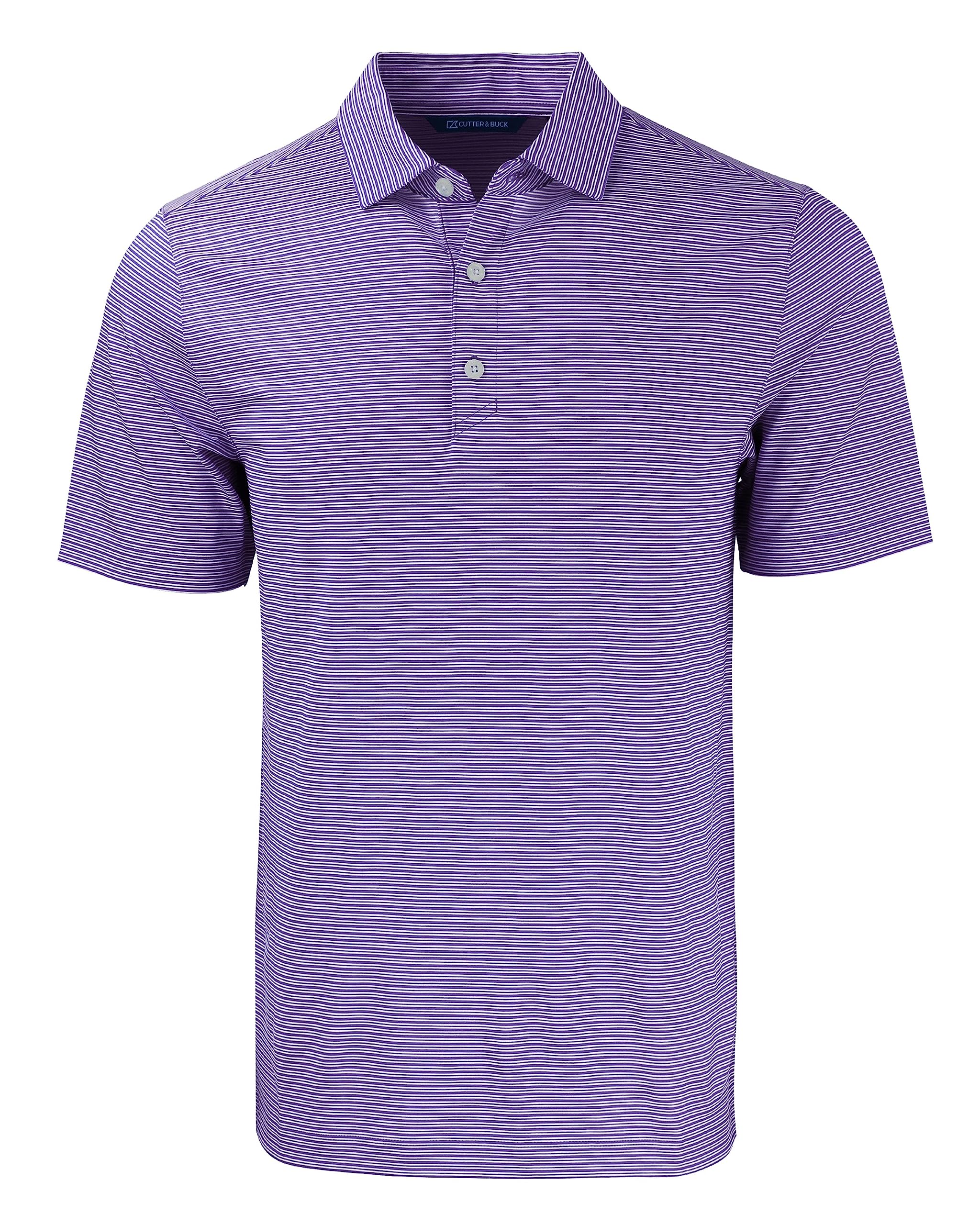 Cutter & Buck Forge Eco Double Stripe Stretch Recycled Mens Polo