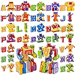 JOYIN Alphabet Robots Toys for Kids, ABC Learning Toys, Alphabots, Letters, Toddlers Education Toy, Carnival Prizes, Christmas, Treasure Box and Prize for Classroom