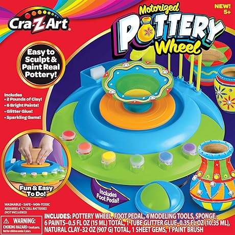Children's Motorized Pottery Wheel Activity Set: Let Your Kids Unleash Their Creativity!