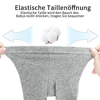 LAETBBE Baby Strumpfhosen 3er Pack - Baumwolle Mädchen 0-24 Monate