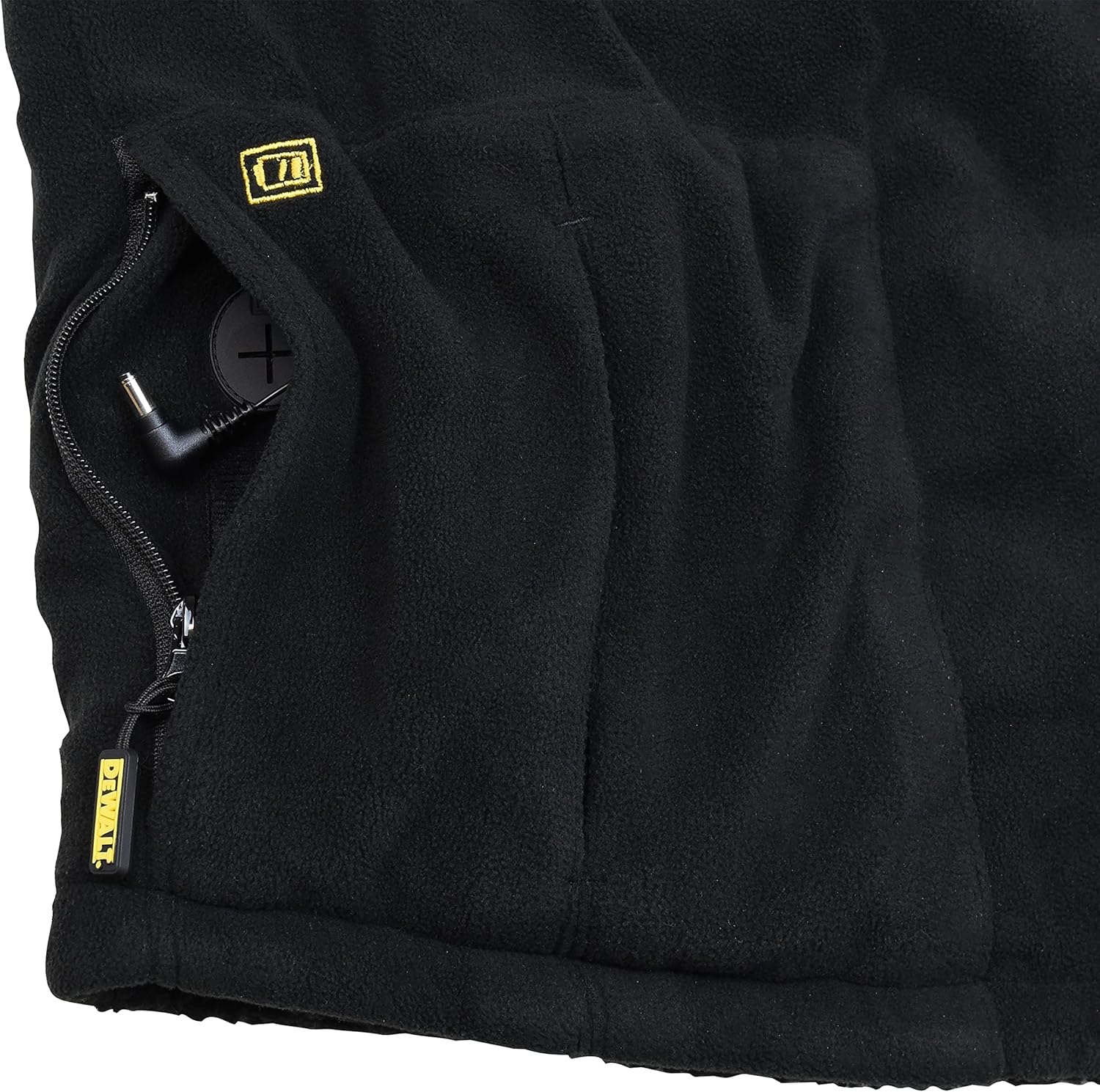 Dewalt Unisex Heated Reversible Vest Kitted - Black - Size - Image 8