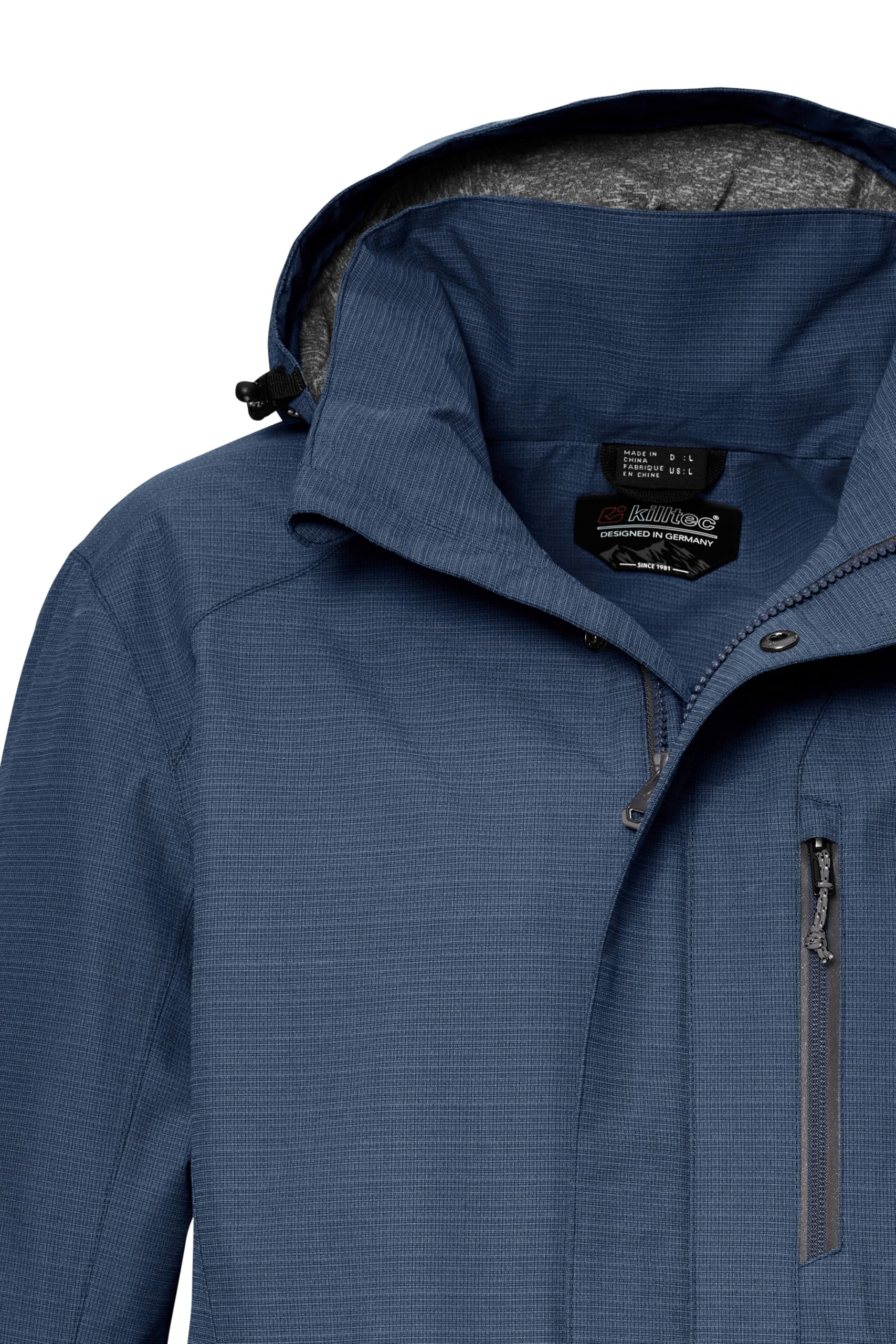 Killtec Herren Kos 256 Mn Jckt_carleb Funktionsjacke wasserdicht/Outdoorjacke mit abzippbarer Kapuze