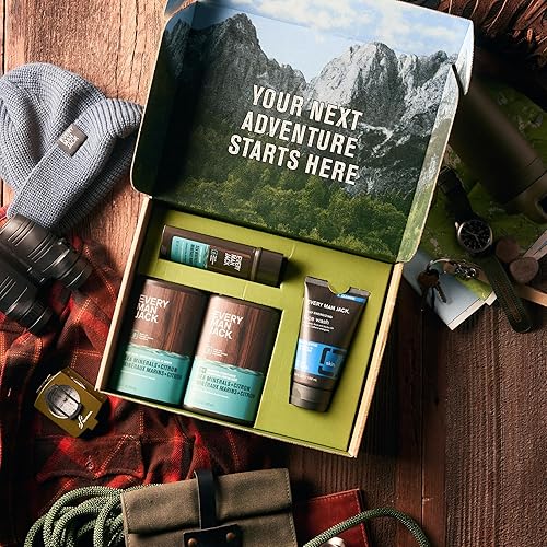 Miniatura 5 de Every Man Jack Juego de minerales marinos para hombre + cuerpo de cítrico, set de regalo corporal con ingredientes limpios y un aroma de minerales