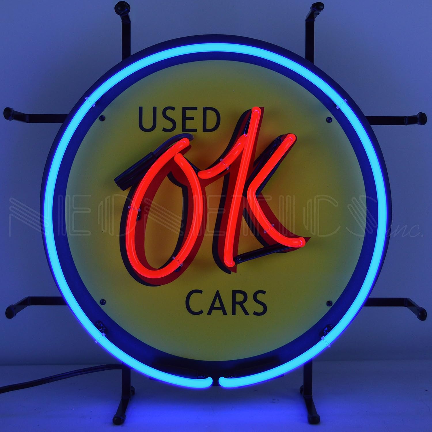 Neonetics 5SMLOK Ok Used Cars Junior Neon Sign by