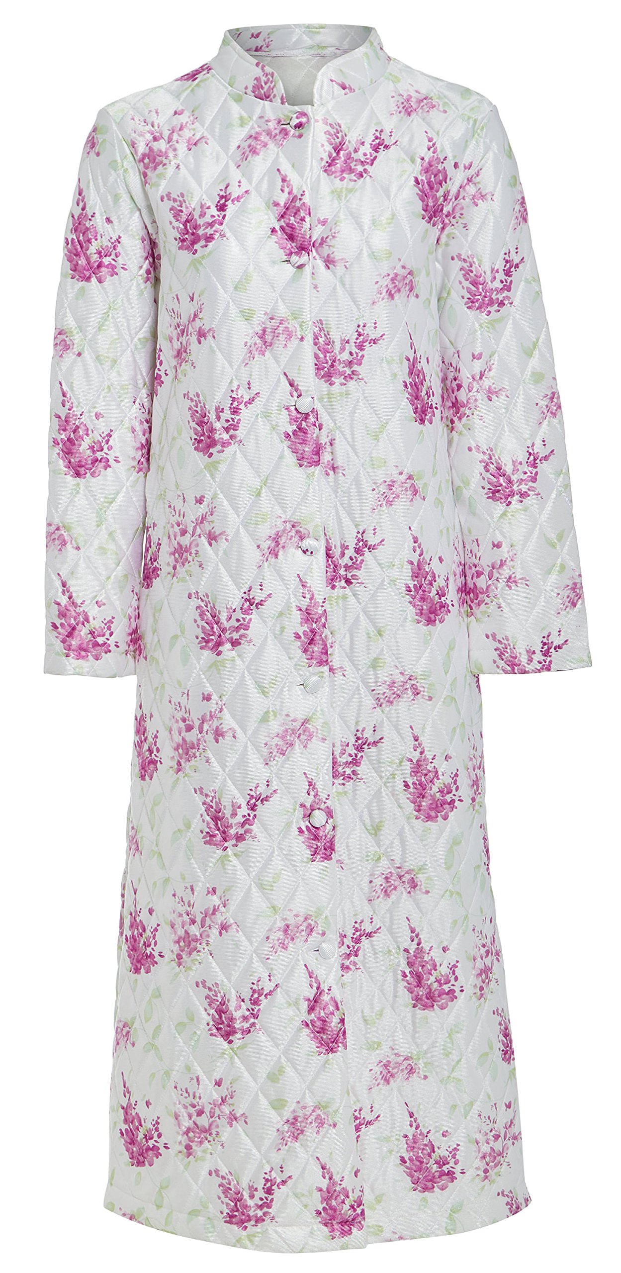 chinese dress ladies Morning Glory Quilted Dressing Gown main image 1