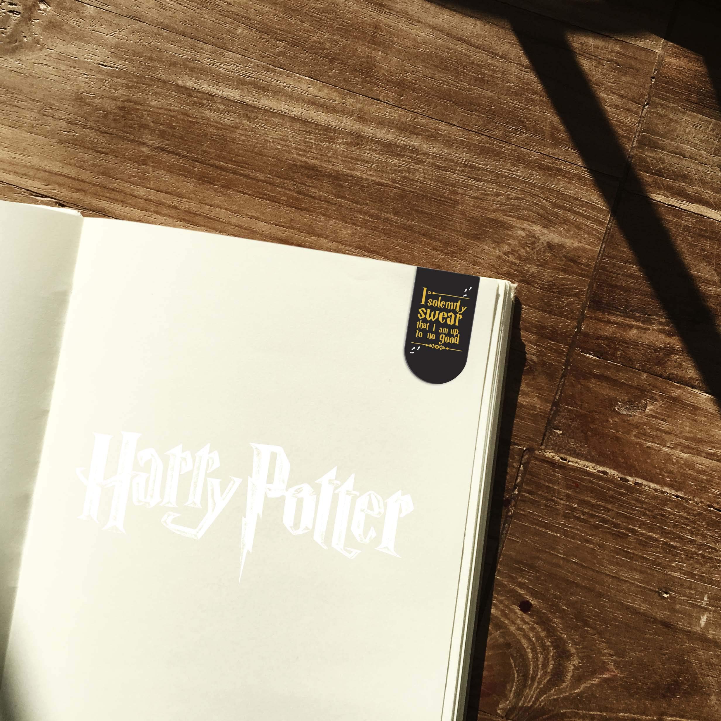 MCSID RAZZ - Harry Potter Pack of 2 House Crest Multicolor A5 Notebook with Set of 6 Magnetic Bookmarks - Officially Licensed by Warner Bros USA 2