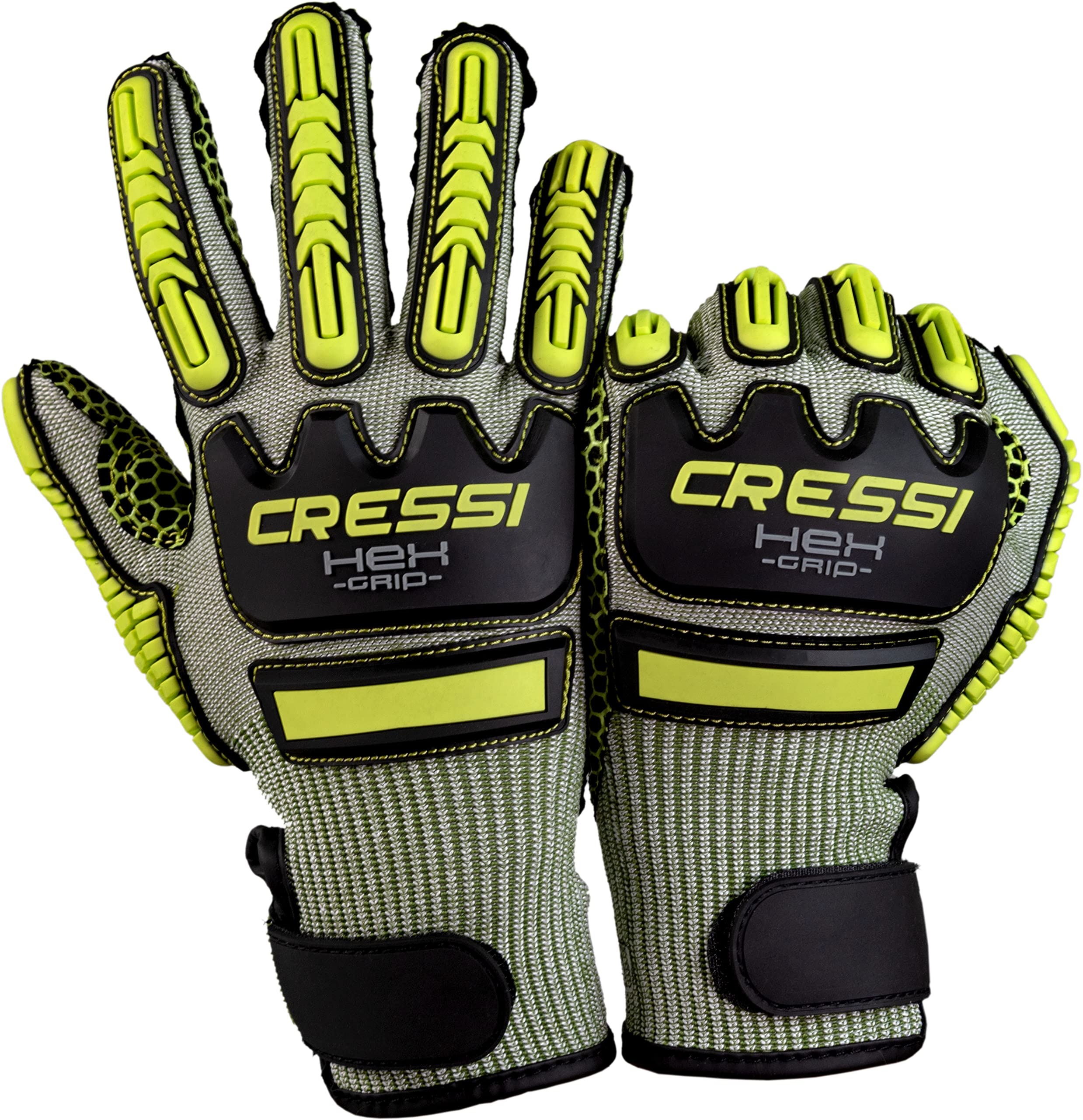 Cressi Hex Grip Gloves, Guanti antitaglio Unisex Adulto