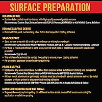 Vista 5 de Custom - Revestimiento protector de 1.5 galones (6 cuartos), para caja de camión,para rodillo, brocha o rociador con kit de aplicador de pincel