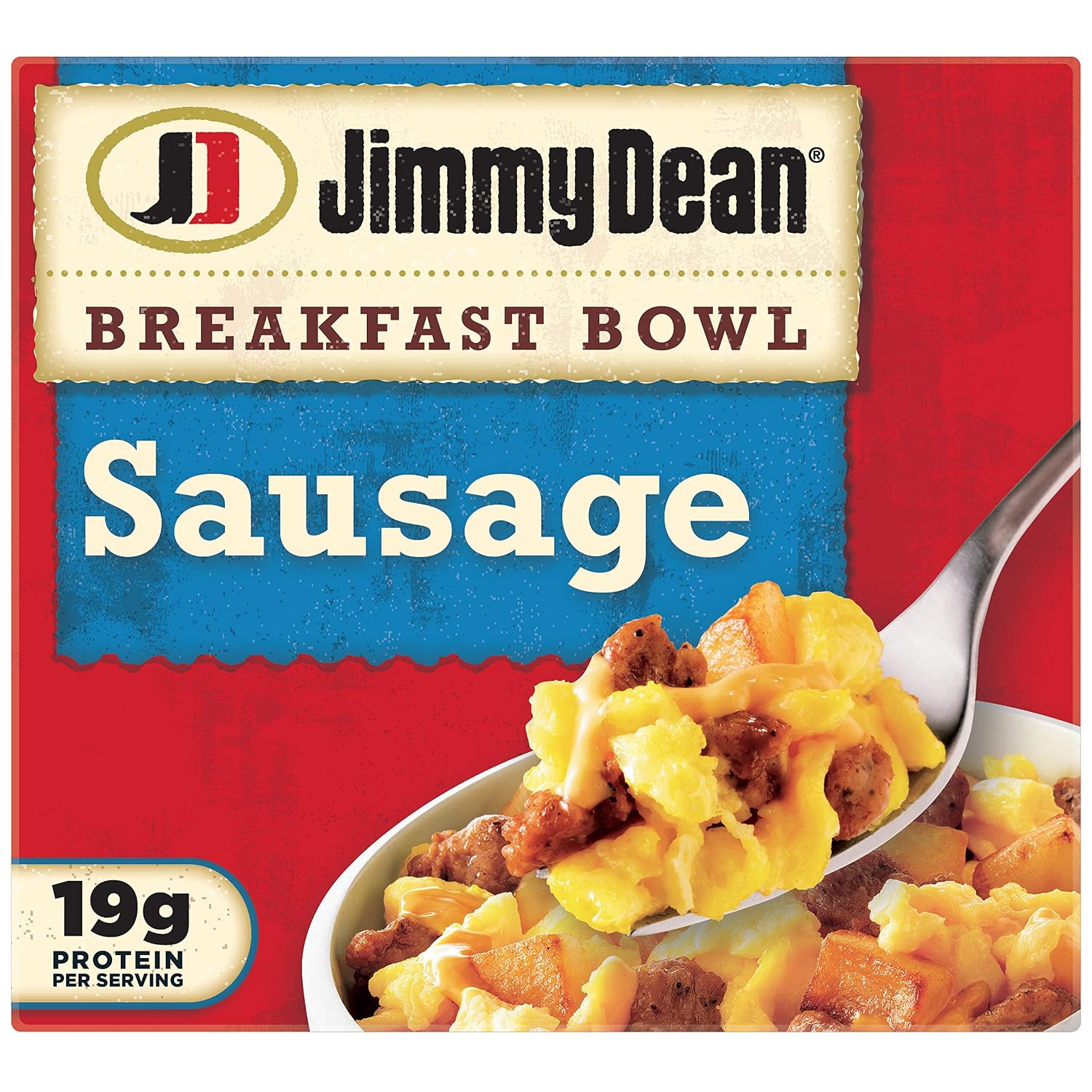 Jimmy Dean Sausage, Egg And Cheese Breakfast Bowl, 7 Oz (Frozen)