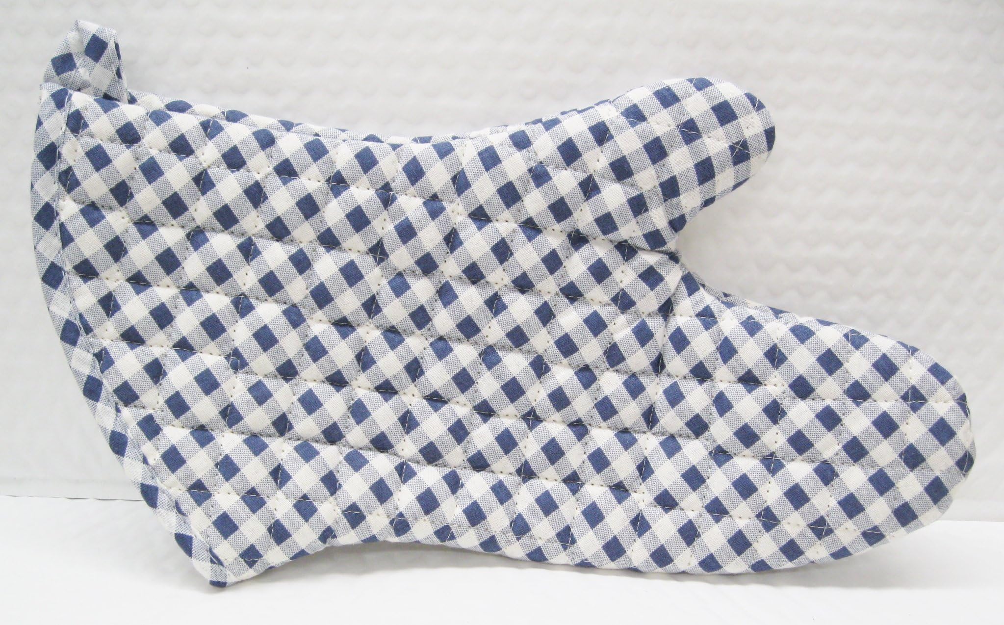 Blue & White Gingham Oven Mitt