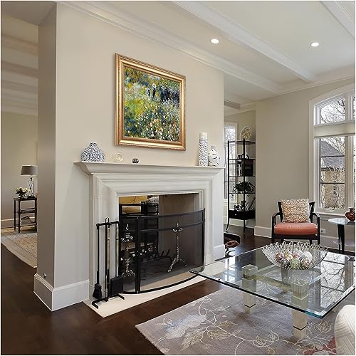 Miniatura 6 de Mujer con un parasol en un jardín de Pierre-Auguste Renoir Reproducciones de pintura Tamaño enmarcado 36 x 30 pulgadas, tamaño de la imagen 30 x 24