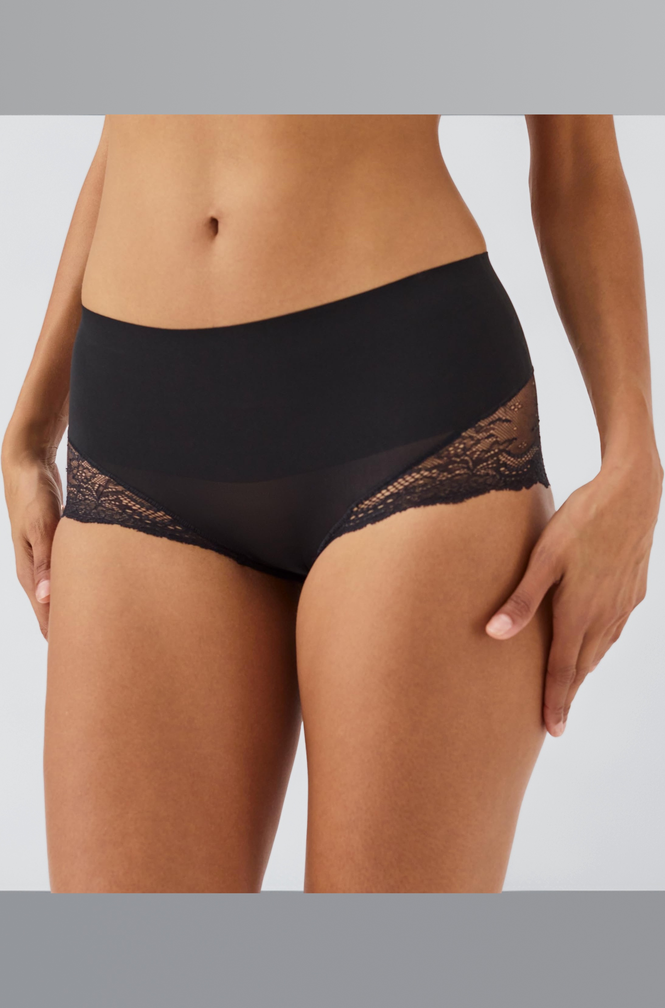 Women's Undie-Tectableace Hi-Hipster Brief,Black Black 0,12-14 Uk 38-40 Eu Manufacturer Size - M