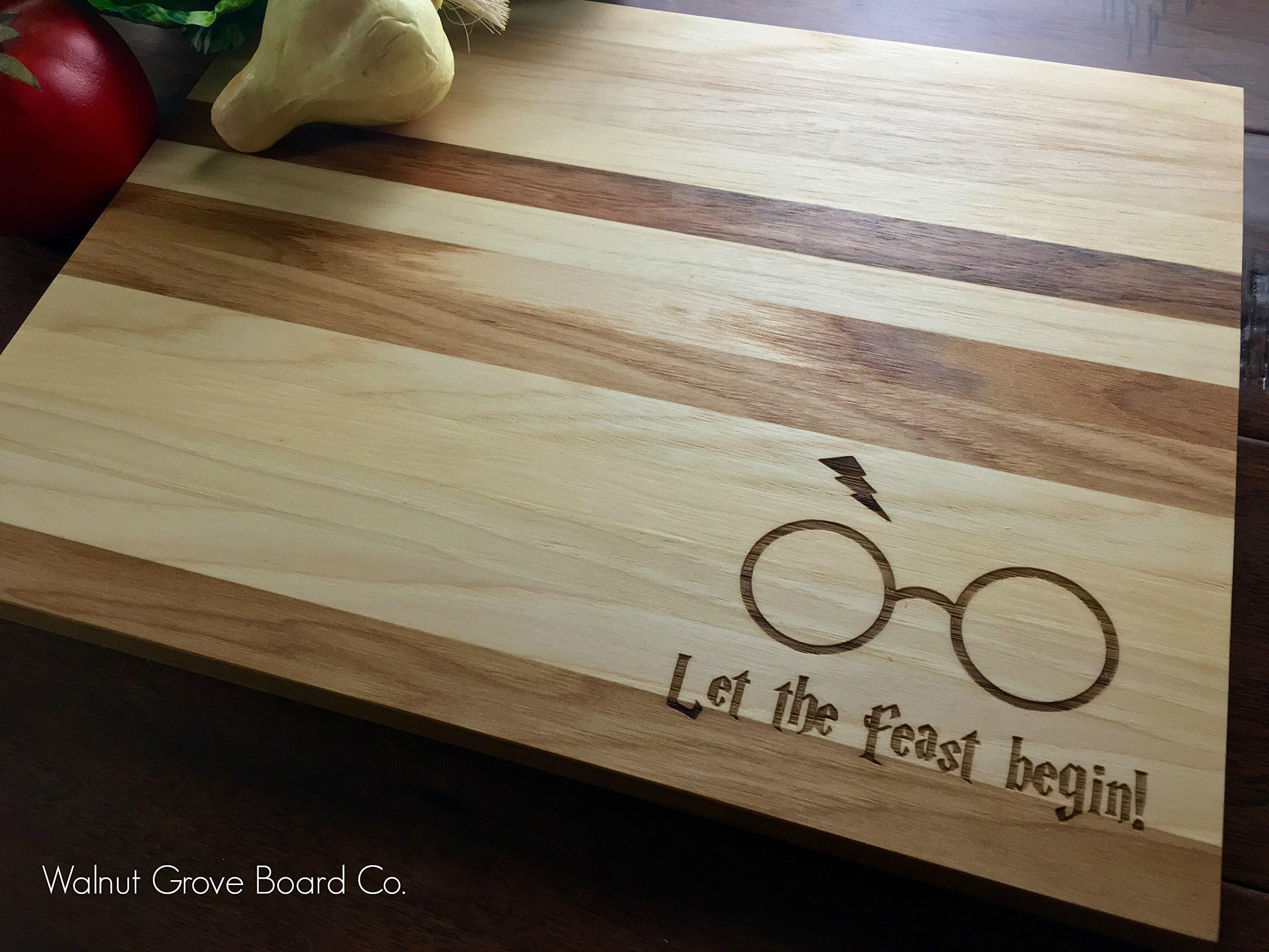 Walnut Grove Board Harry Potter Themed Butcher Block, 10"x13", Oak