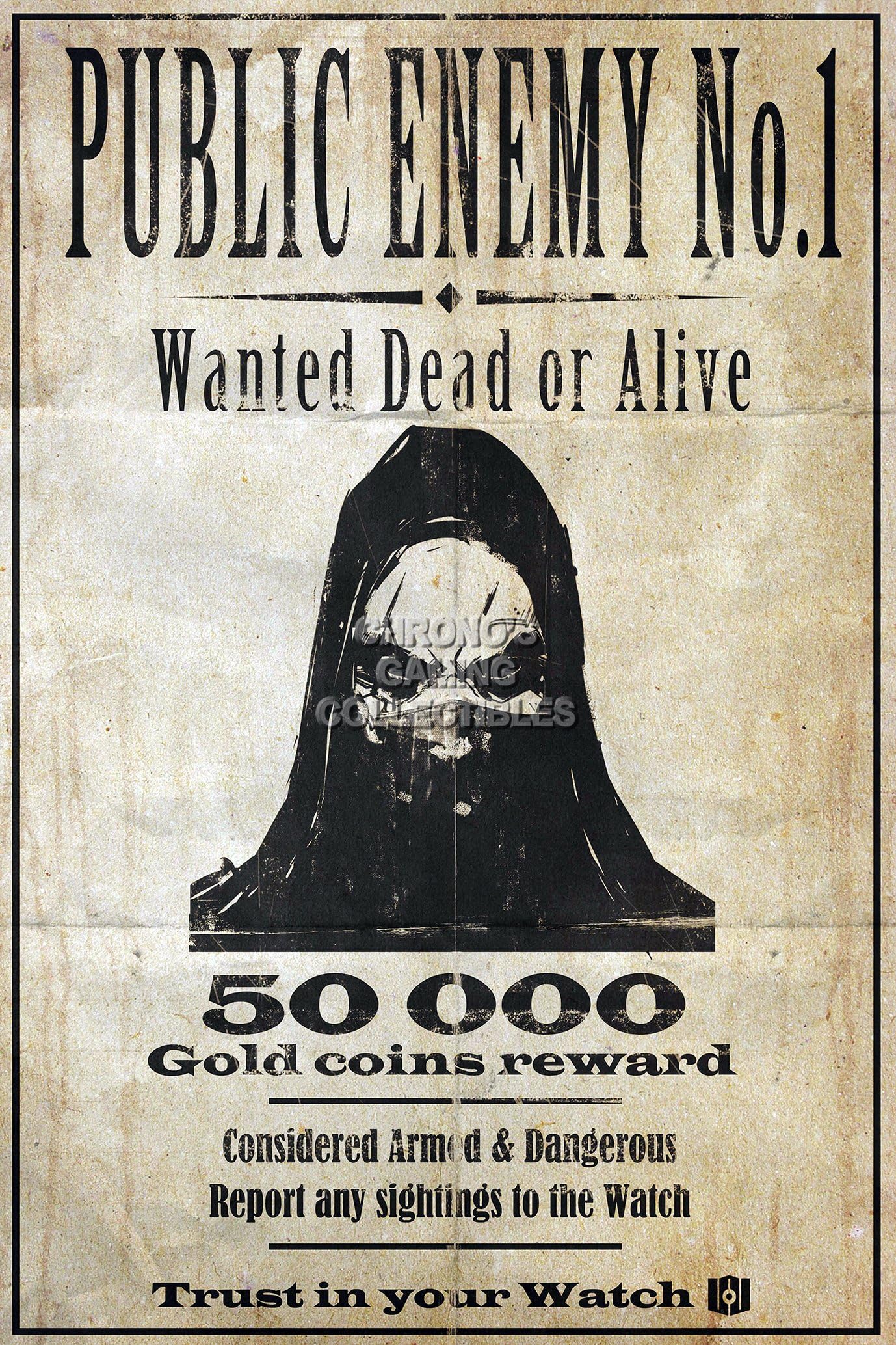 CGC Huge Poster - Thief Wanted Poster PS3 XBOX 360 PC - THI002 (16" X 24")