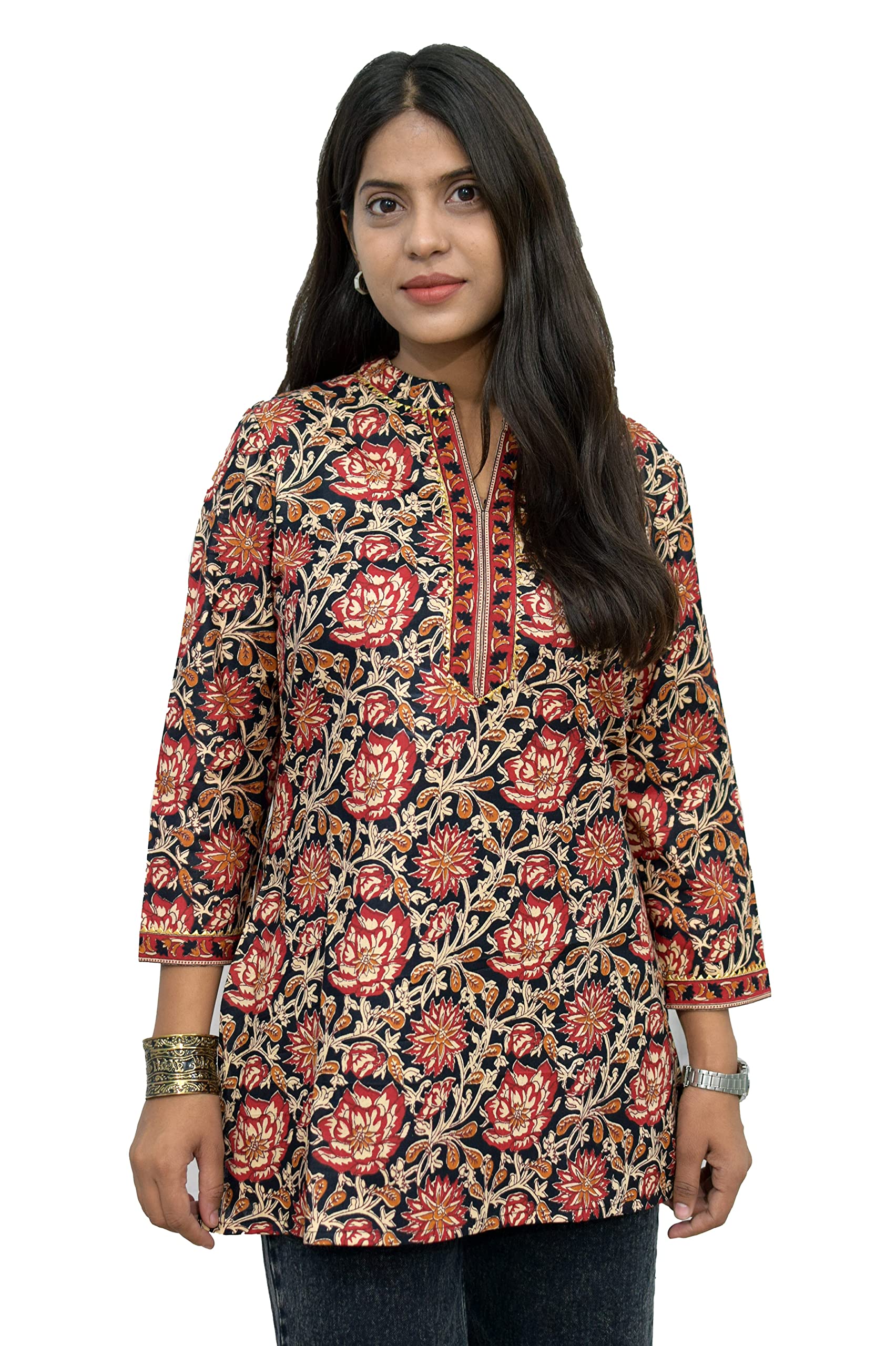 jaipur hand block Women Top-picture-43