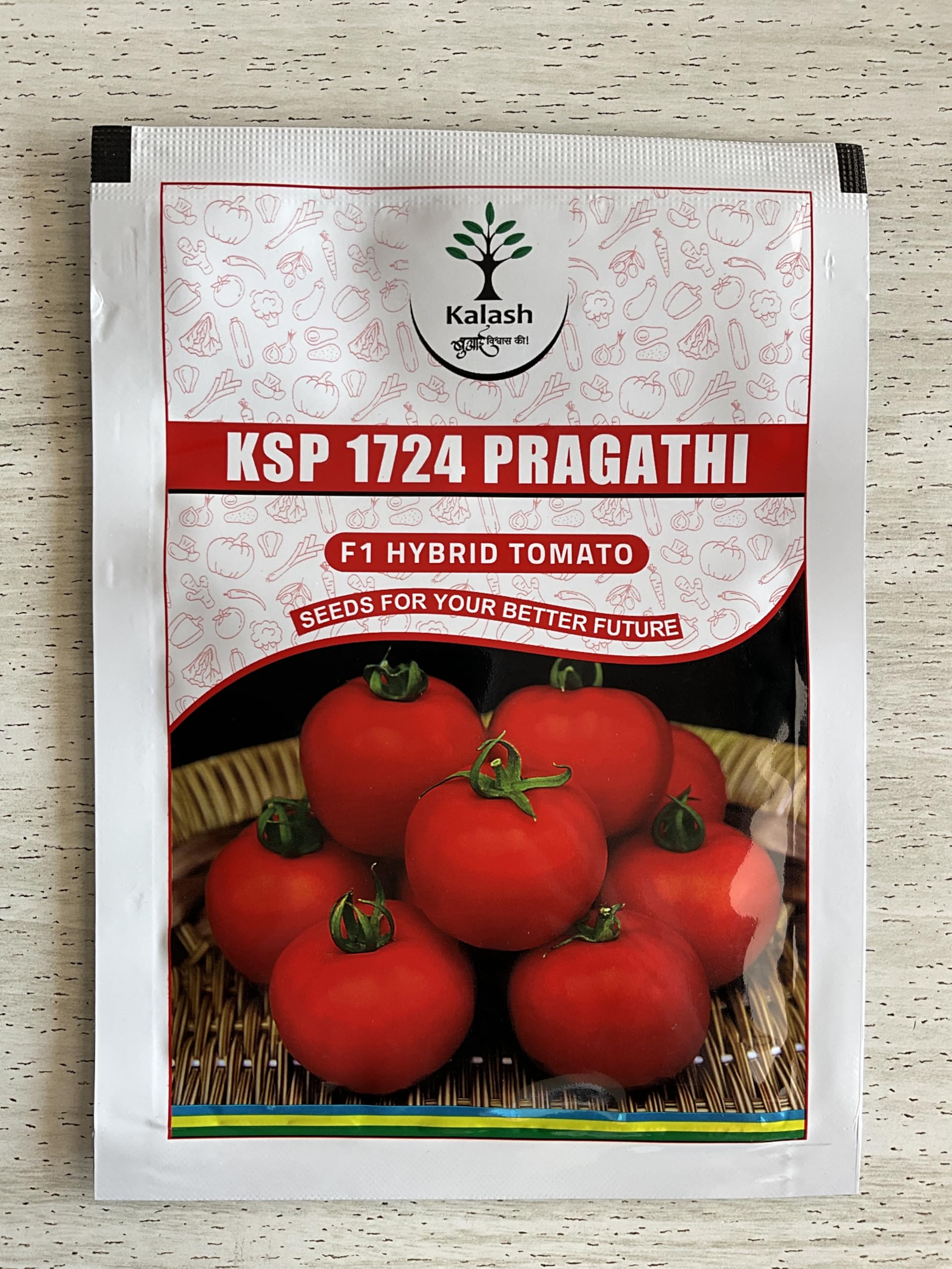 Kalash KSP 1724 Pragathi F1 Tomato Seeds, 10g : Amazon.in: Garden