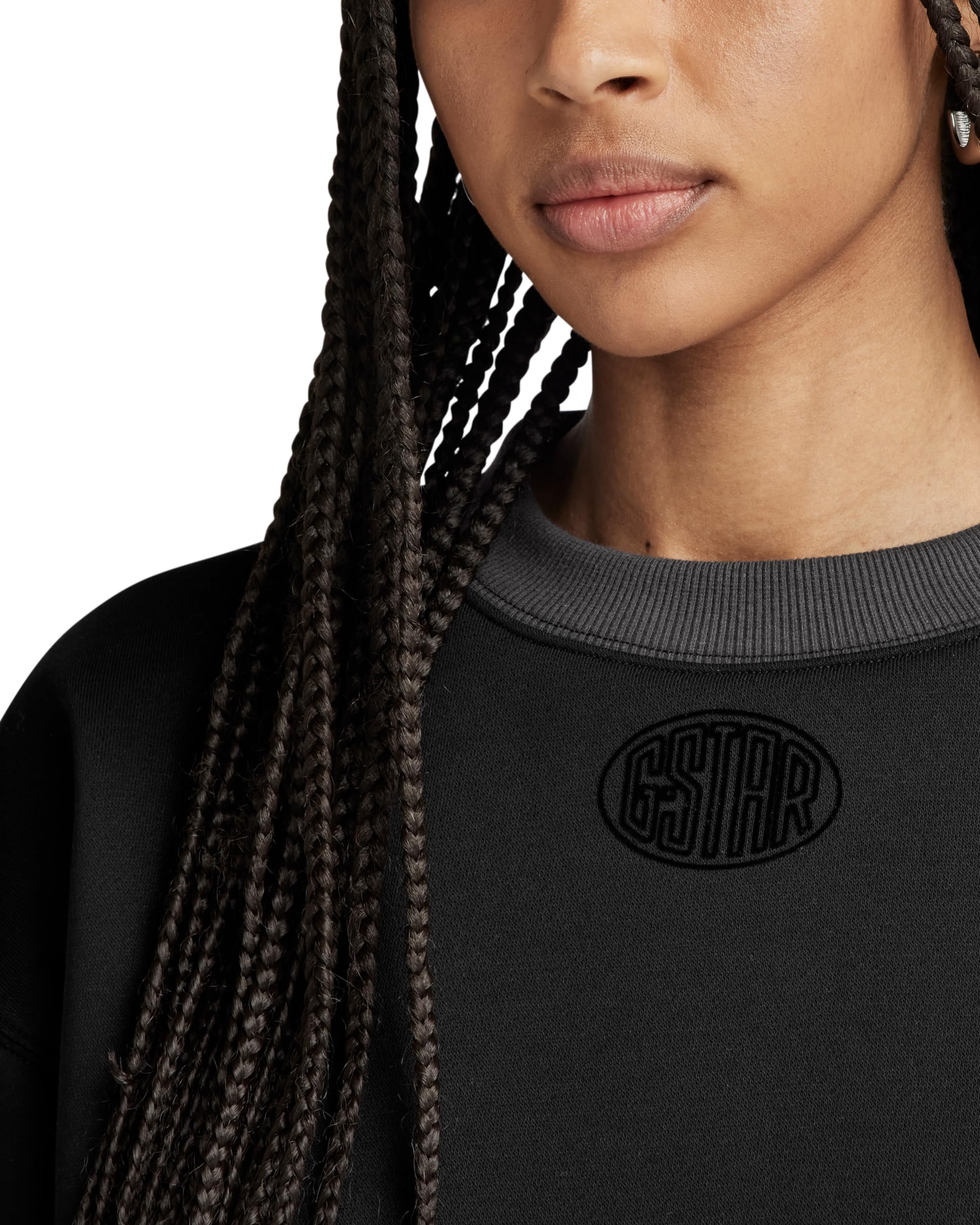 G-STAR Damen Badge Logo Oversized Sweater