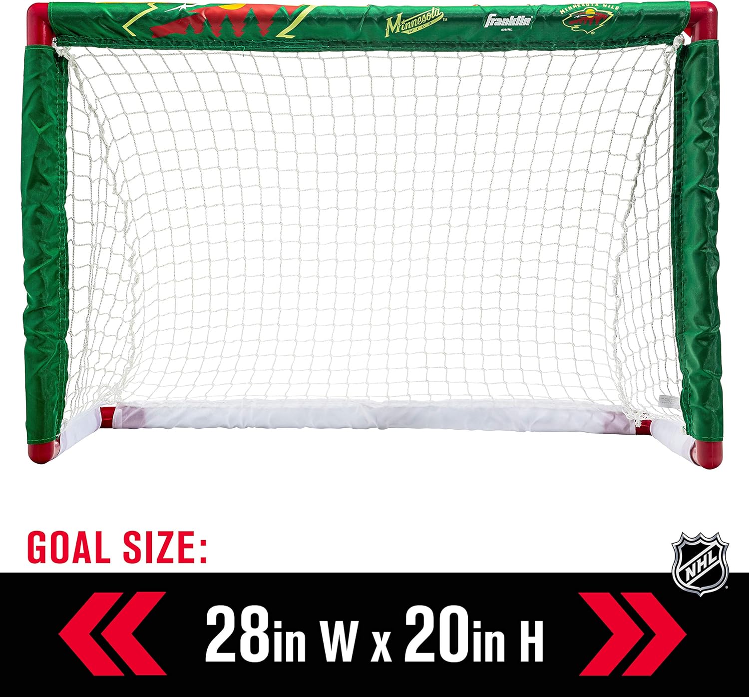 Franklin Sports unisex teen Franklin Sports Minnesota Wild Mini Hockey Set Knee Hockey Goal Ball 2 Hockey Stick Combo Set, Minnesota Wild, 28 x 20 12 US : Sports & Outdoors
