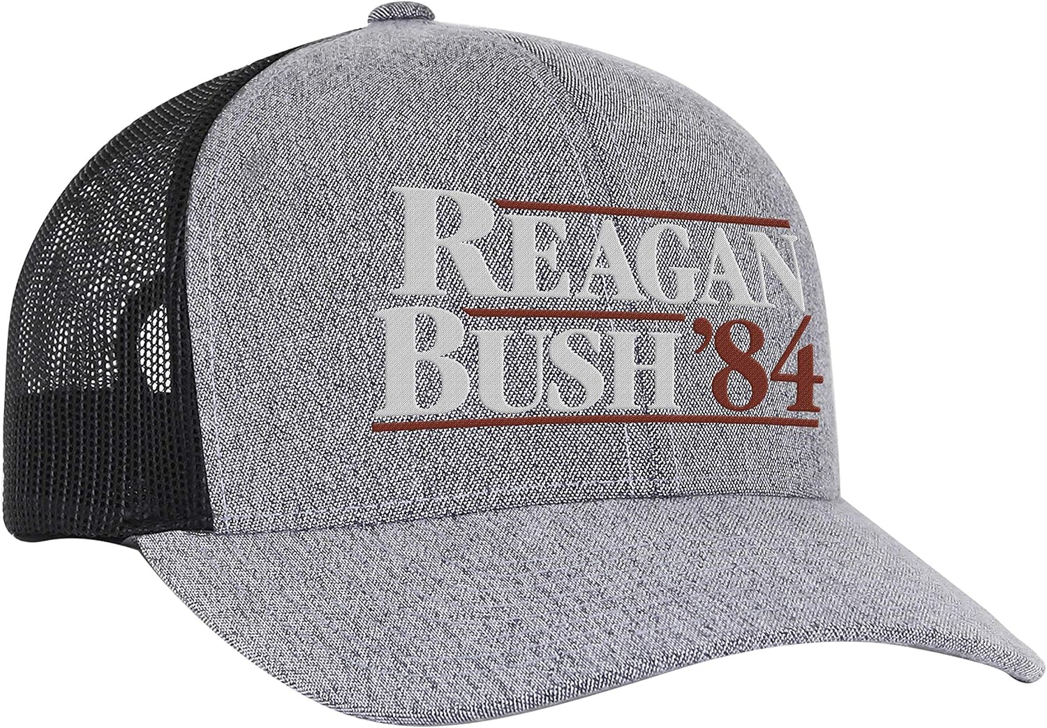 Trenz Shirt Company Reagan Bush 84 Campaign Adult Trucker Hat Army Camo/Black