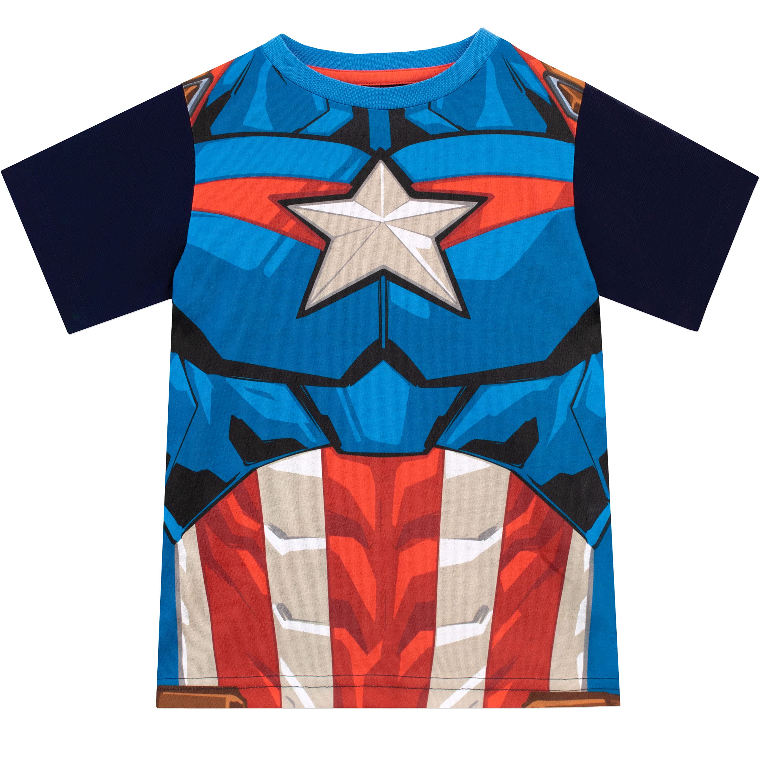 Marvel Pijamas Corto para Niños Capitán América