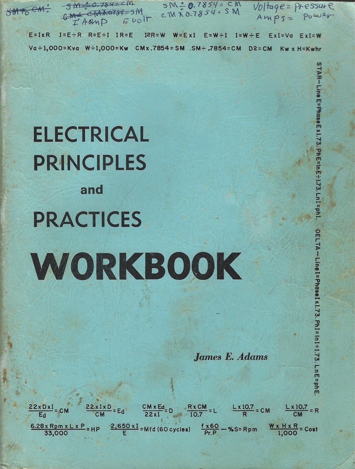 Electrical Principles and Practices Workbook JAMES E. ADAMS Amazon