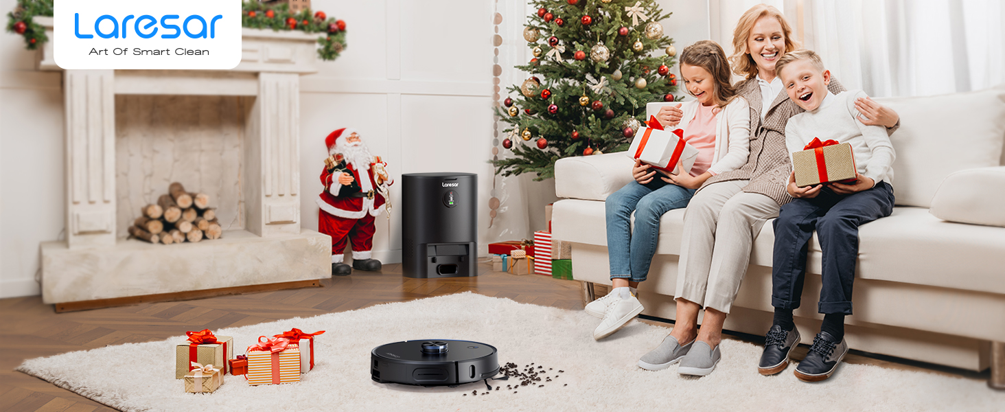 Amazon | ロボット掃除機 3L自動ゴミ収集 Laresar L6 Pro お掃除