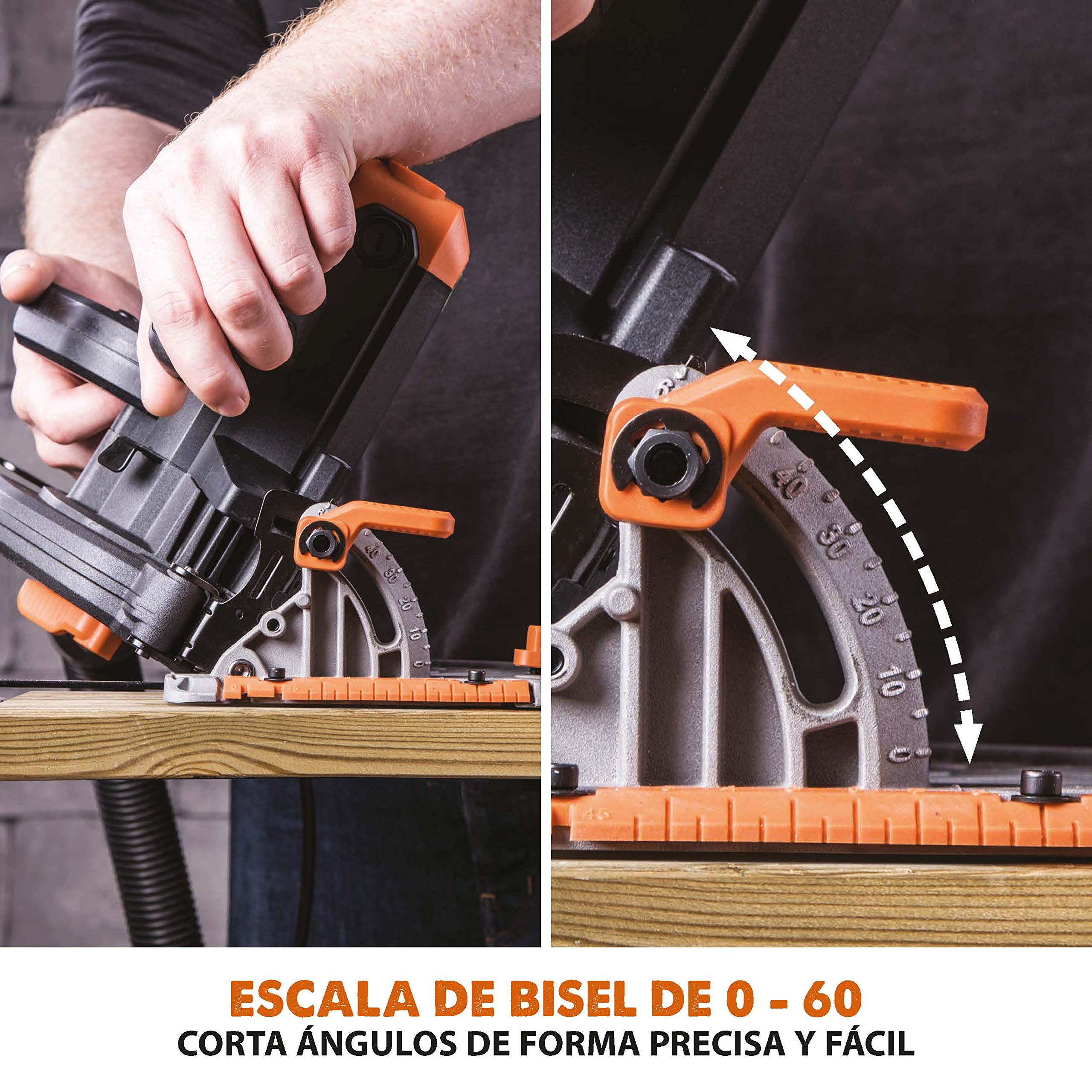 Evolution Power Tools - R185CCS Sierra circular multimaterial, 185 mm 230 V