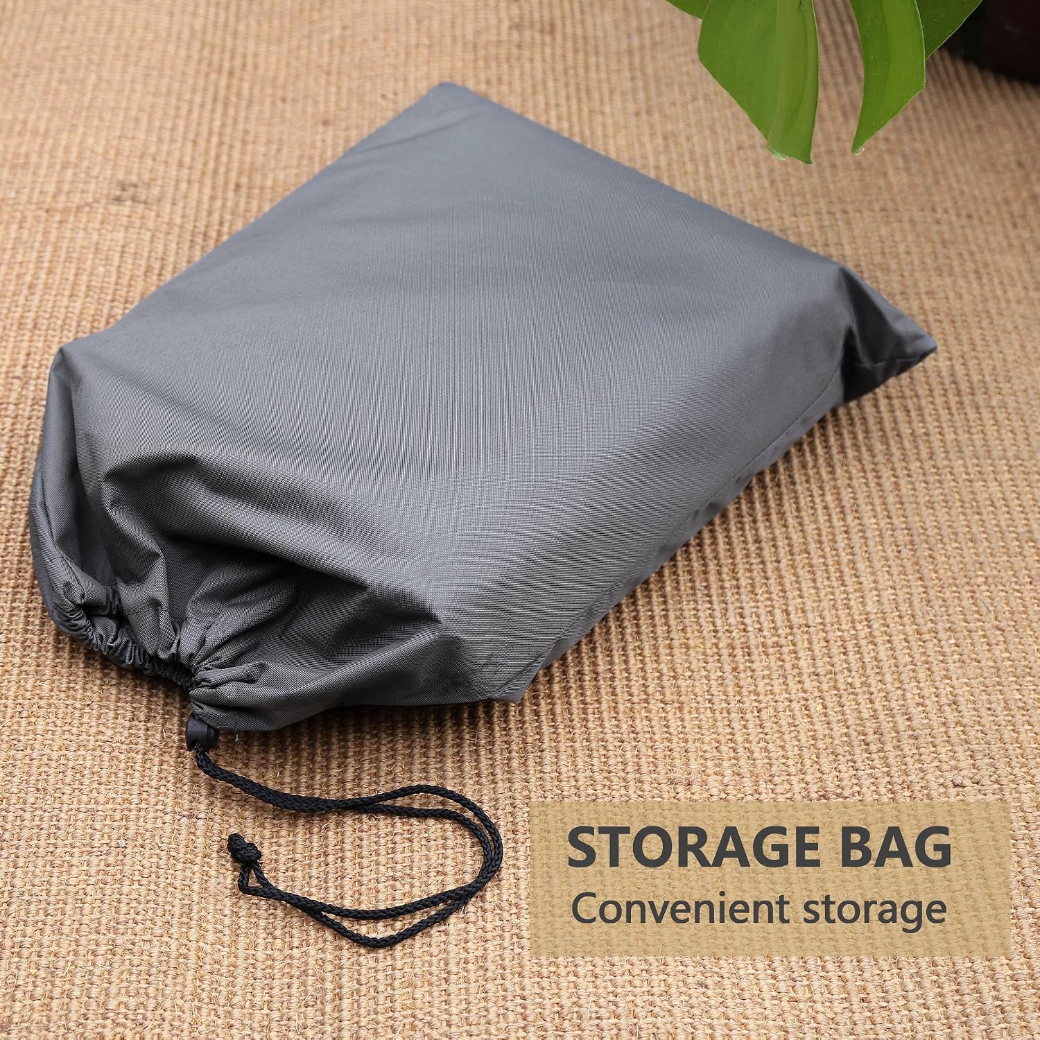 Patio Chair Covers 4 Pack, Outdoor Chair Covers Waterproof 600D Heavy Duty, All-Weather Patio Furniture Covers for Outdoor Swivel Chairs, Lawn Wicker Sofas & Rocking Chairs, Grey