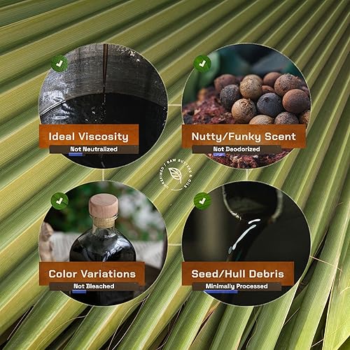 Miniatura 5 de ETHERVA Aceite de tamanu  Sin productos químicos  Aroma natural  Sin refinar, crudo, prensado en frío, solidifica en invierno  Origen indio orgánico