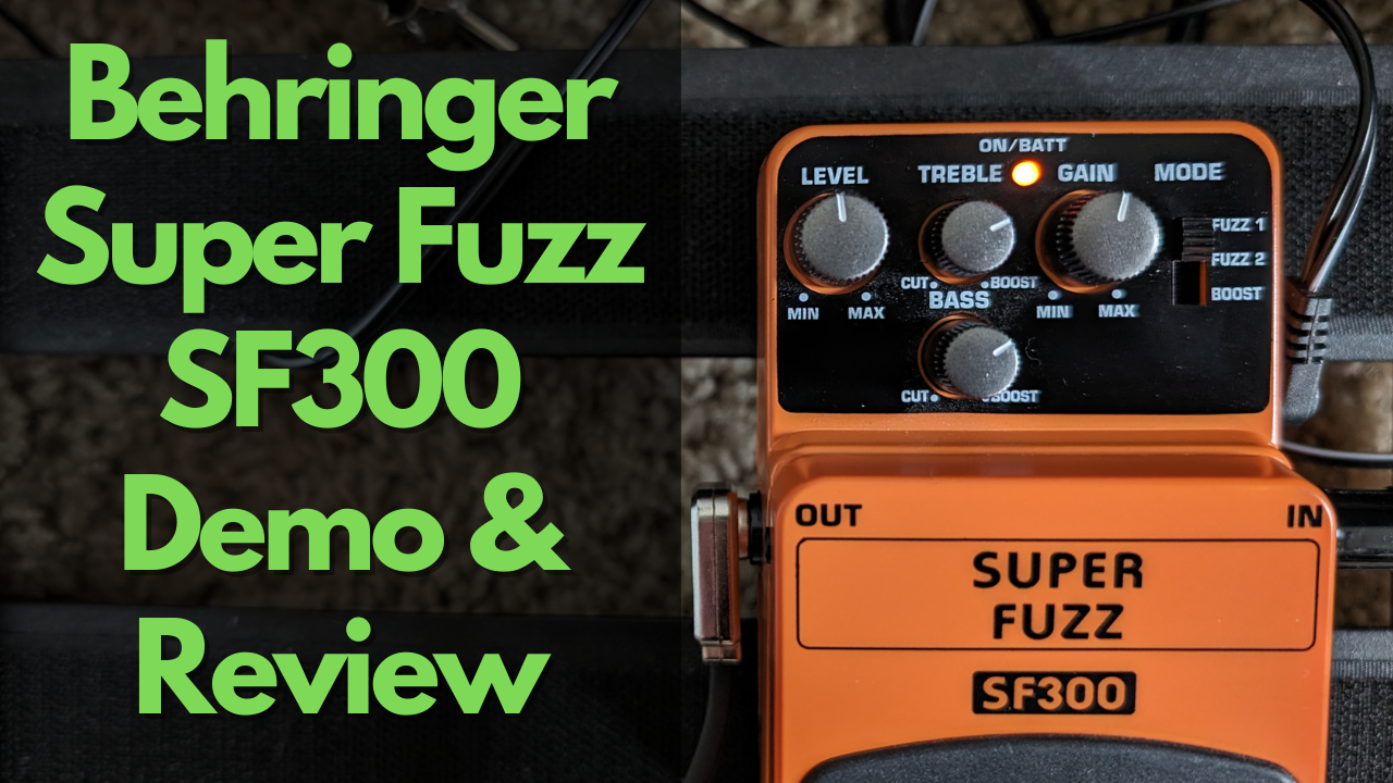 Watch A great fuzz pedal! Behringer Super Fuzz SF300 Demo & Review on Amazon Live